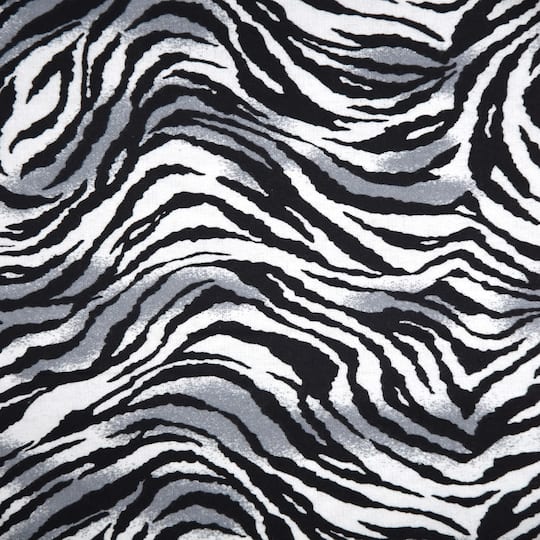 Feldman Zebra Print Cotton Flannel